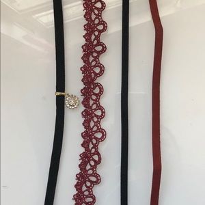 Choker necklaces
